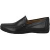 Geox U Siron A, Mocassini Uomo, Nero, 39 EU