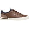 Pepe Jeans Kenton Campus M, Sneak Uomo, Marrone Marrone Chiaro, 44.5 EU