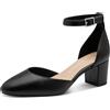 MARCO TOZZI Donna Décolleté morbido Feel Me Plantare morbida Fodera Vegan Di tendenza, nero (BLACK), 40 EU