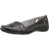 LifeStride Women's Diverse Flat, Black, 10 W US