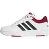 adidas Unisex - Bambini e Ragazzi Hoops Classic J Shoes, Ftwr White/Core Black/Team Victory Red, 35.5 EU