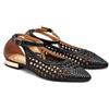 GIOSEPPO Ballerine Blu Intrecciate da Donna dell