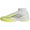 adidas Donna F50 SPARKFUSION League Mid Cut Turf Football Shoes Womens, Ftwr White/Iron Met./Hi-RES Yellow, 47 1/3 EU