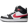 Nike DO5891-161 Court Borough Mid 2 (PS) Unisex - Bambini, Black/White/Red EU 28