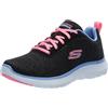Skechers - Flex Appeal 5.0, Scarpe da Ginnastica, Nero, 36.5 EU