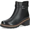 CAPRICE Stivaletti da donna in pelle foderati, Nero (Black Nappa), 37 EU