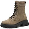 s.Oliver Damen Lace Boot Flat 5-25244-45, Stivaletto Donna, Tortora Scuro, 39 EU