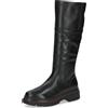 CAPRICE Stivali da donna in pelle con cerniera, Nero (Black Nappa), 38 EU