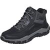 Skechers Stivali Relaxed Fit: Santoro - Hopkins Codice 205587-BLK Nero | Casual, vestibilità comoda, memory foam raffreddata ad aria, suola in gomma Goodyear, antiscivolo