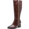 Marco Tozzi Guido Maria Kretschmer 2-85503-45 - Stivali alla moda, modello Chestnut STR, 39 EU, Castagna Str, 39 EU