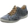 Rieker 52518, Scarpe Stringate Donna, Blu, 42 EU