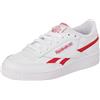 Reebok Club C Revenge, Scarpe da Ginnastica Unisex - Adulto, Ftwwht Vecred Ftwwht, 37.5 EU