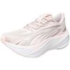 PUMA Maxima PRO - Scarpe da Corsa Unisex, Motivo Fiori di Gelsomino, Rosa Latte, Argento, Taglia 42, Jasmine Flower Rose Latte PUMA Silver, 44.5 EU