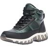 BAGATT TT.BAGATT D31-AGN30, Stivali Donna, Nero/Verde Scuro, 37 EU