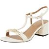 BOSS Emberlyn_San50_VCHB, Sandalo Donna, Open White, 36 EU