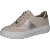 CAPRICE Sneaker da Donna in Pelle, Bianco (Snow Comb), 38 EU