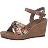 Tamaris 1-1-28346-20, Sandali con Zeppa Donna, Cuoio Flower, 37 EU