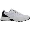 K-Swiss Fario Lth, Scarpe da Ginnastica Donna, Bianco e Nero Lilla, 38 EU