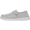 HEYDUDE Hey Dude Wendy Slub Canvas, Mocassini Donna, Light Grey, 38 EU