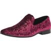 Stacy Adams Stellar - Scarpe da Ginnastica Glitterate da Uomo, Borgogna, 39.5 EU