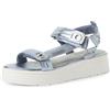 MARCO TOZZI Sandale 2-28706-44, Donna, Polar Metallic, 37 EU