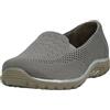 Skechers Reggae Fest-Willows Mocassini Bassi da Donna, Colore: Tortora Scuro., 37.5 EU