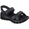 Skechers Uomo Glide-Step Pro Sandal Salvoe Slip-In ALLENATRICE, Black Textile/Pu, 43 EU