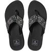 Reef Separatore per dita in tessuto primaverile da donna, nero bianco, 35 EU