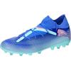 PUMA Unisex Adults Future 7 PRO MG Soccer Shoe, BLUEMAZING-PUMA White-Electric Peppermint, 43 EU