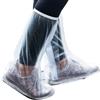 InnovaGoods - Copriscarpe Impermeabile Tascabile, Protezione Totale Pioggia, Comodi ed Ergonomici, Antiscivolo, Leggeri e Riutilizzabili, Bianco/Nero/Trasparente, PVC
