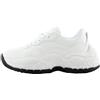 Armani Exchange Sneaker da Donna Vedder, con Logo Sottile, Bianco, 36 EU
