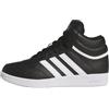 adidas Donna Hoops 4.0 Mid Shoes, Core Black Ftwr White Core Black, 35.5 EU