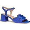 Geox D New ERAKLIA 50 T C, Sandalo con Tacco Donna, Blue, 37 EU