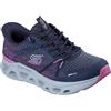 Skechers Donna Glide-Step Altus Fast Lane Slip-in ALLENATRICE, Navy Mesh Pink Trim, 37 EU