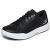 Skechers - Scarpe da Ginnastica da Uomo, in Pelle, Casual, Go Golf Drive 6, Colore: Bianco, Nero/Bianco, 45.5 EU