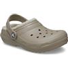 Crocs Classic Lined Clog T Unisex - Bambini e ragazzi, Mushroom/Bone, 22/23 EU