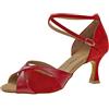 Diamant - Donne Scarpe da Ballo 141-087-389 - Pelle/Scamosciata Rosso - 6,5 cm Flare [UK 4]