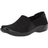 LifeStride Poppyseed, Mocassino Donna, Strass Neri, 41.5 EU Larga
