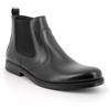 Enval Soft Stivaletti in Pelle da Uomo Nero