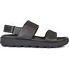 Geox U Spherica Ec6 C, Sandali scorrevoli Uomo, Marrone Scuro, 45 EU