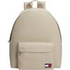 Tommy Jeans Uomo Zaino Daily Ripstop con Tasca Esterna, Beige (Stone), Taglia Unica