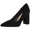 Marc Fisher Womens Viviene Leather Pointed Toe Classic, Black Suede, Size 9.5