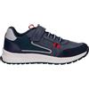 Geox Uomo J Briezee Boy A Sneaker, Navy Dk Red, 37 EU