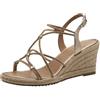 Tamaris Damen 1-28345-44, Sandali con Zeppa Donna, Bronzo, 41 EU