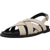 Geox D ADELASH A, Sandalo Scorrevole Donna, Papyrus, 36 EU