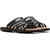 Clarks Sandali Elizabelle Rio Slide Donna, Pelle nera, 37 EU