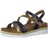 MARCO TOZZI Donna 2-2-28415-20 Sandali con zeppa, Blu navy, 39 EU