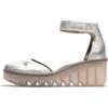 Fly London BOIJ626FLY, Sandal Donna, Silver, 38 EU