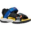 Geox J Borealis Boy E Sandal, Black/Royal, 25 EU