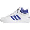 adidas Unisex - Adulto Hoops Mid Classic Shoes, Ftwr White/Team Royal Blue/Orbit Grey, 38 EU